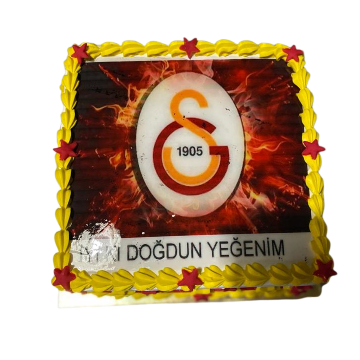 Resim Basklılı Taraftar Pasta